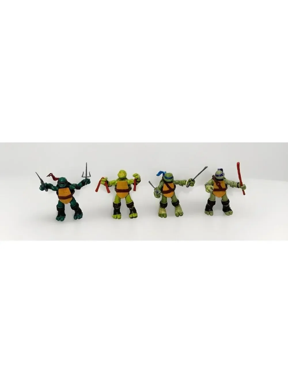 4pc Action Figure Turtle Heroes Set - Reproduction Crime Fighting Ninjas 2024